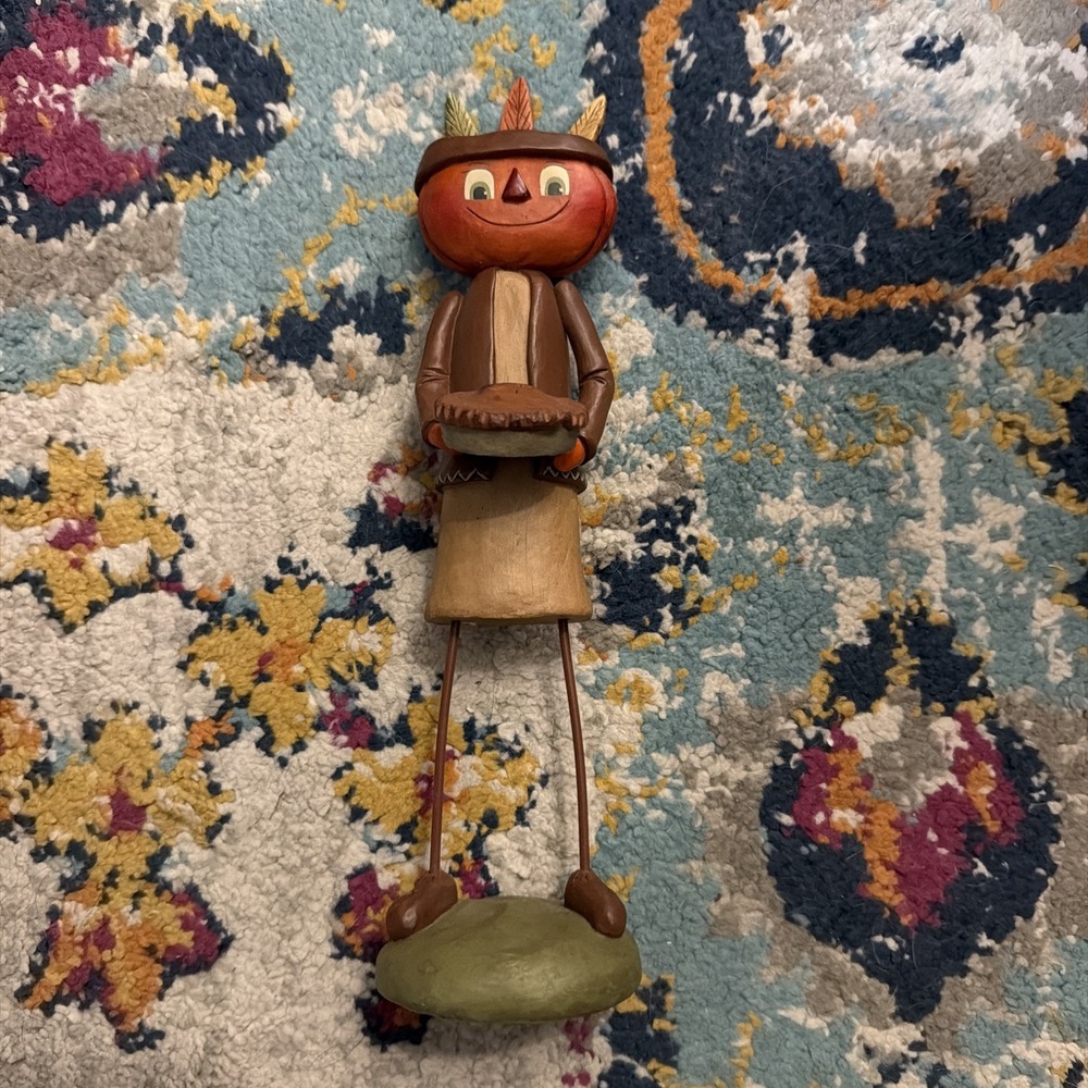 Janell Berryman Pumpkinseeds Folk Art "Peter Pumpkin Eater" 2007
